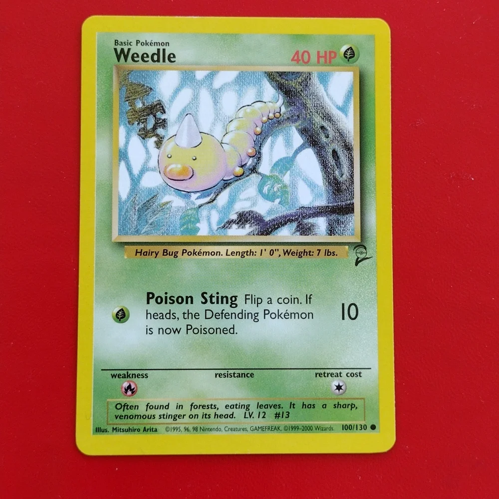 Together Kakuna 1995 and Weedle 1995 (Original Basic Set) - Picture 3 of 4